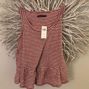 Abercrombie peplum tank NWT 😍